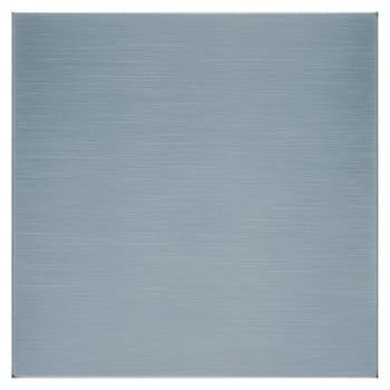 Matte steel and copper powder-coated metal plates